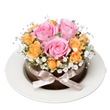 東京都台東区ふじフラワーの花　フラワーケーキ（ピンク）
