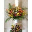 東京都台東区ふじフラワーの花　祝スタンド花（２段）