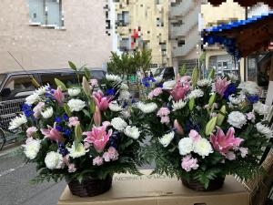 台東区駒形へ　御供のお花をお届けいたしました｜「ふじフラワー」　（東京都台東区の花キューピット加盟店 花屋）のブログ