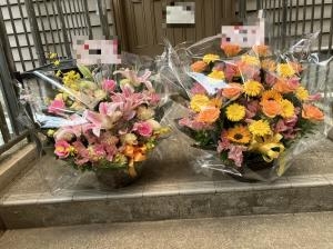 上野　奏楽堂さまへ　御祝のアレンジメント花を配達いたしました♪｜「ふじフラワー」　（東京都台東区の花キューピット加盟店 花屋）のブログ