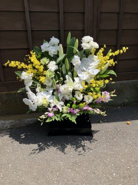 台東区橋場へ　御供のアレンジメント花をお届けいたしました。｜「ふじフラワー」　（東京都台東区の花キューピット加盟店 花屋）のブログ