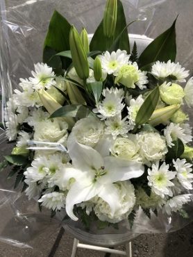 台東区北上野へ　御供のアレンジメント花をお届けいたしました。｜「ふじフラワー」　（東京都台東区の花キューピット加盟店 花屋）のブログ