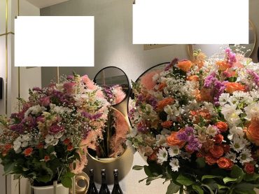 台東区上野２丁目へ　御開店の御祝に　御祝のスタンド花をお届けいたしました♪｜「ふじフラワー」　（東京都台東区の花キューピット加盟店 花屋）のブログ
