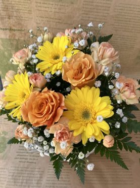 台東区西浅草へ　御祝のアレンジメント花をお届けいたしました♪｜「ふじフラワー」　（東京都台東区の花キューピット加盟店 花屋）のブログ