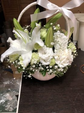 台東区西浅草へ　御供のアレンジメント花を配達いたしました。｜「ふじフラワー」　（東京都台東区の花キューピット加盟店 花屋）のブログ