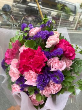 台東区　上野へ　お祝いの花束を配達いたしました♪|「ふじフラワー」　（東京都台東区の花屋）のブログ